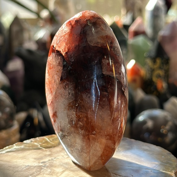 🔥SALE🔥 Fire Quartz Crystal Freeform! - Picture 4 of 13